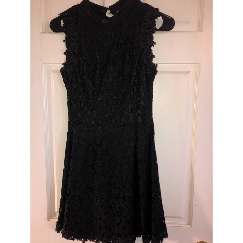 lace dress with an open back